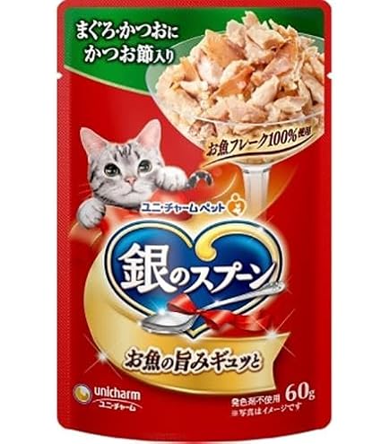Amazon.co.jp: 銀のスプーン パウチ まぐろ 60g×16コ : ペット用品